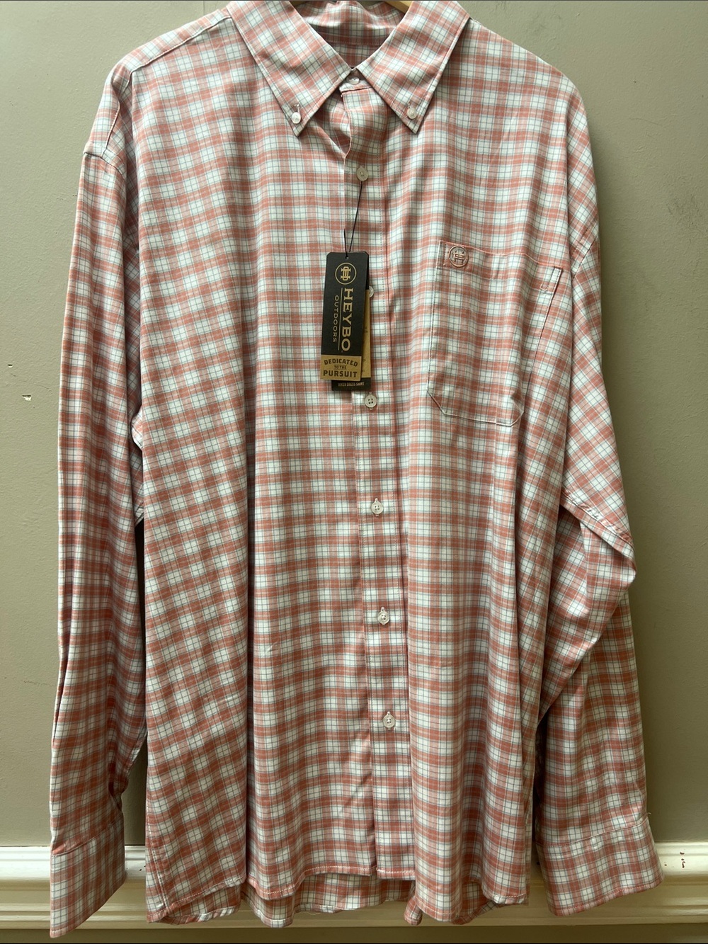 NWT M’s Heybo Aiken Tattersal LS Button Down- Citadel